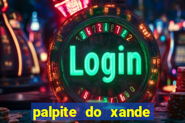 palpite do xande de hoje